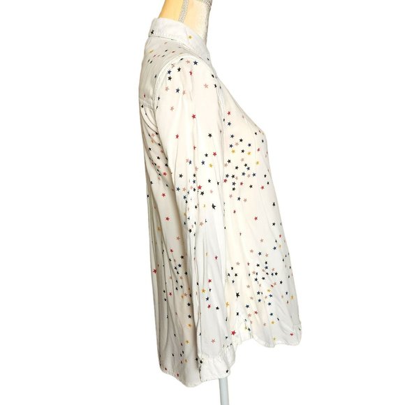 Beachlunch Lounge Caroline Stardust Button Down Blouse Women's XS/TP - Picture 7 of 15